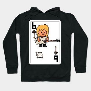 Pixelrockstars Six of Spades Playing Card Hoodie